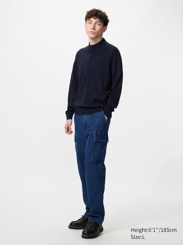 100% Australian Merino Half-Zip Sweater