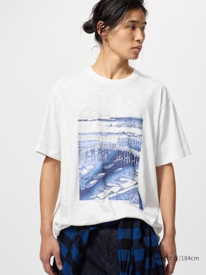 Ukiyo-e Blue UT Graphic T-Shirt
