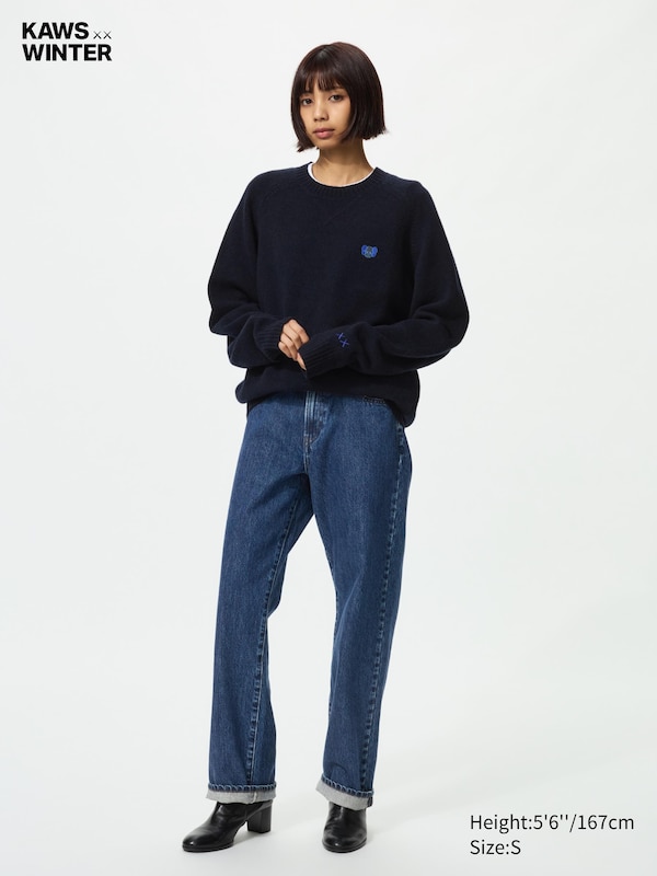 KAWS 100% Lambswool Crew Neck Sweater