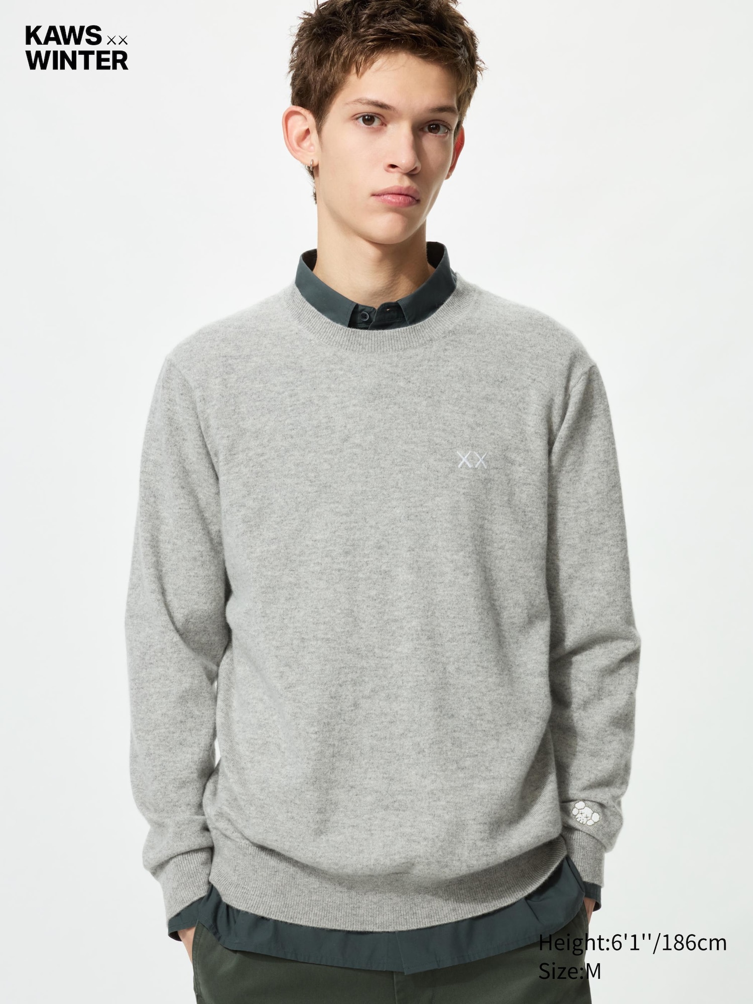 KAWS 100% Cashmere Crew Neck Sweater