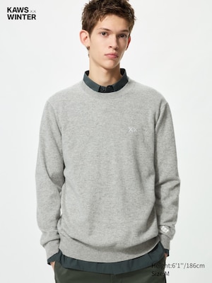 KAWS 100% Cashmere Crew Neck Sweater