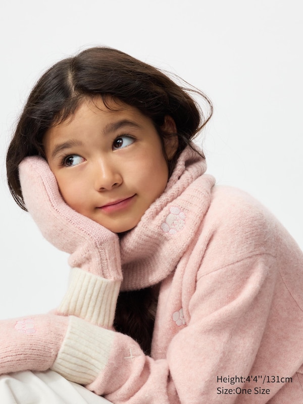 KIDS KAWS HEATTECH Knitted Neck Warmer