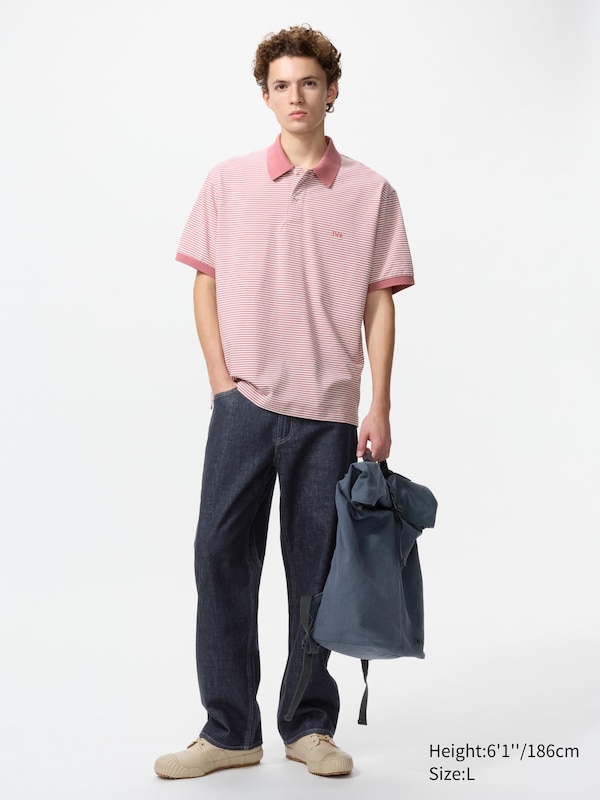 UNIQLO and JW ANDERSON Dry Pique Striped Polo Shirt