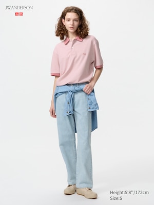 UNIQLO and JW ANDERSON Dry Pique Striped Polo Shirt