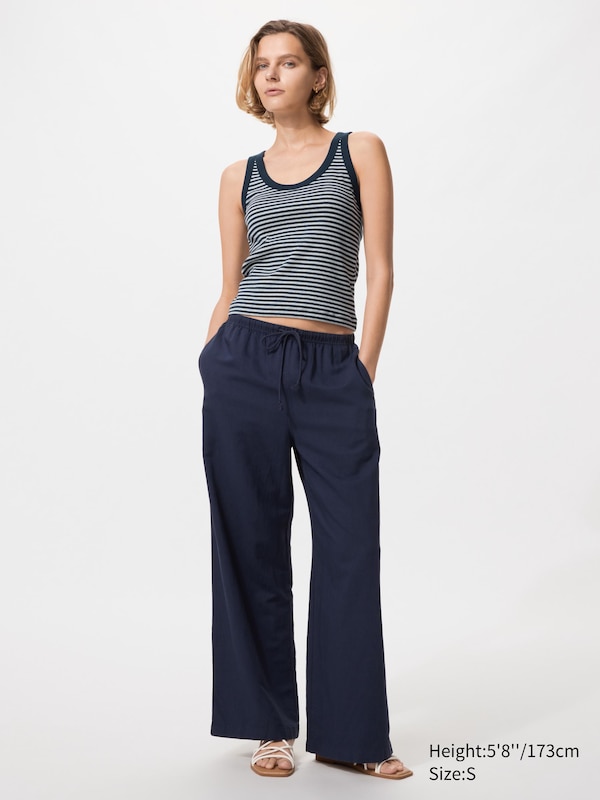 Soft Ribbed Tank Top (Striped)