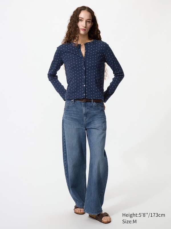 Pointelle Cardigan Long Sleeve