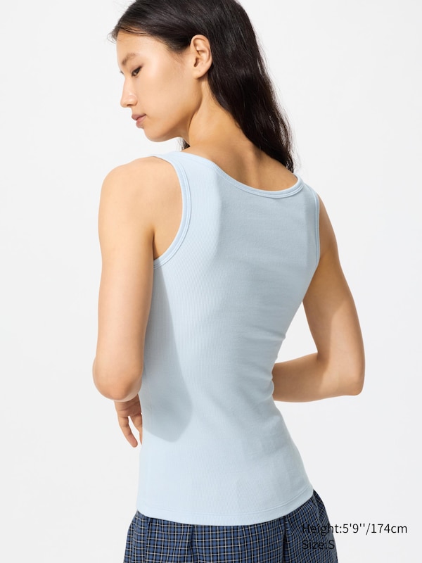 Henley Neck Sleeveless Top