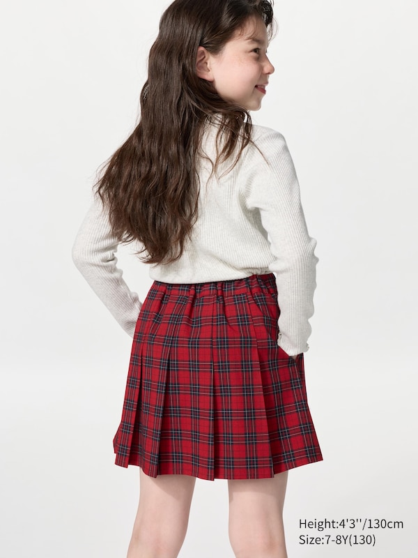 GIRLS Pleated Mini Skort