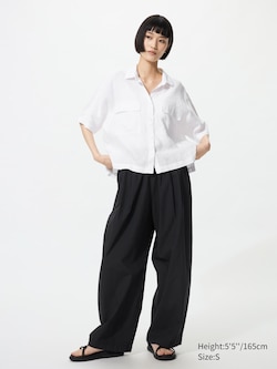 Cotton Volume Easy Pants