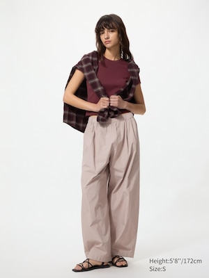 Cotton Volume Easy Pants