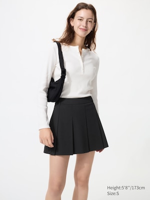 Pleated Skort