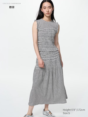 UNIQLO and Cecilie Bahnsen Shirring Skirt