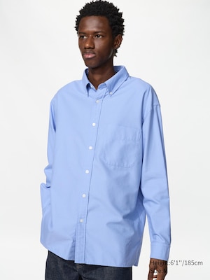 UNIQLO and JW ANDERSON Oxford Oversized Shirt Long Sleeve