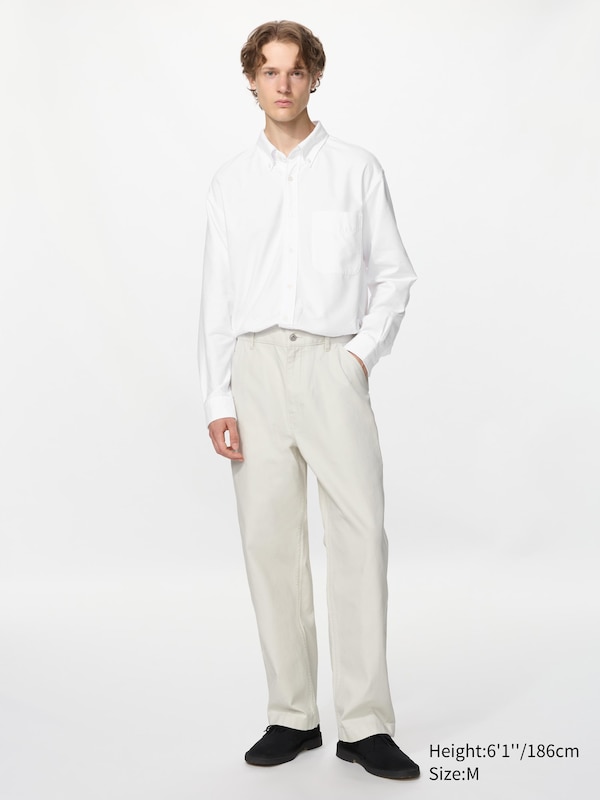 UNIQLO and JW ANDERSON Oxford Oversized Shirt Long Sleeve