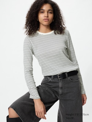 Soft Ribbed T-Shirt Long Sleeve