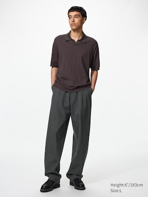 Pleated Relaxed Wide Pants | Long
