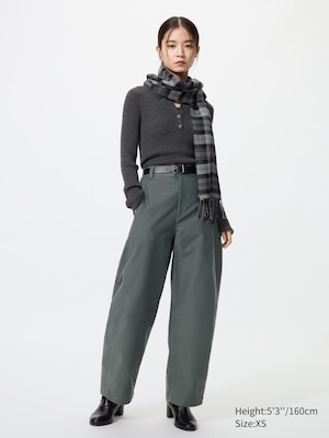 Jersey Barrel Leg Pants | Shorter Length