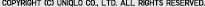 COPYRIGHT $copy; UNIQLO CO.,LTD. ALL RIGHTS RESERVED.