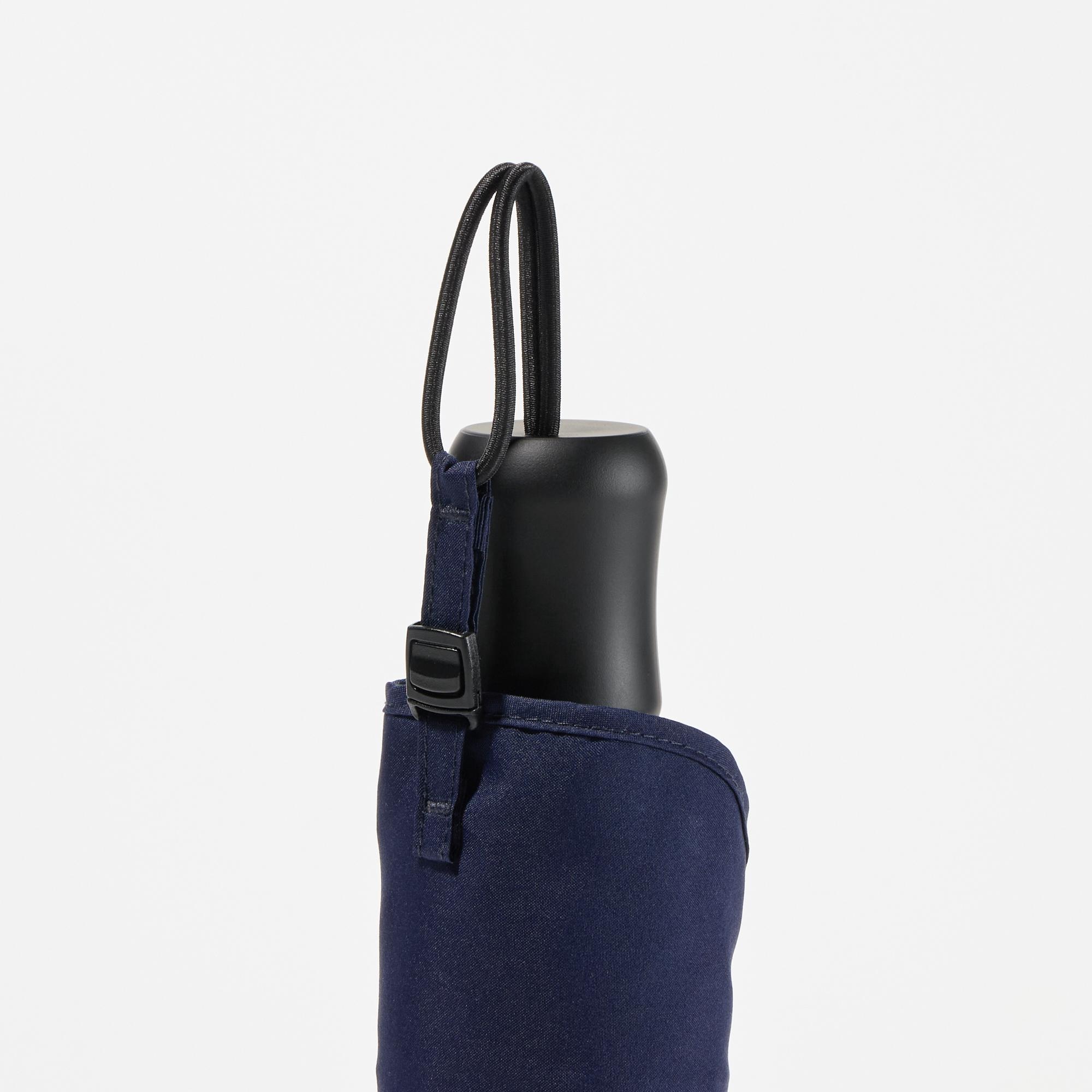 Storage bag fastens with a strap so it won’t get lost.
