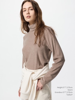 HEATTECH FLEECE TURTLENECK T-SHIRT