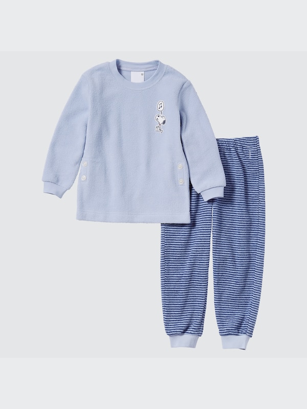 PEANUTS HOLIDAY STRECTH FLEECE PAJAMAS