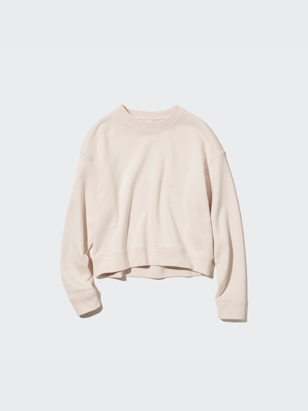 CROPPED CREW NECK SWEATSHIRT