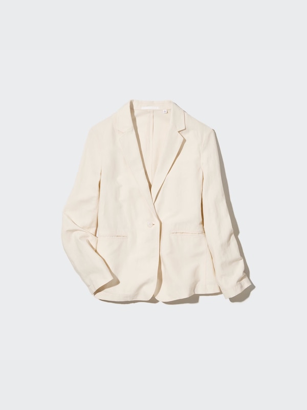 VESTE EN LIN MÉLANGÉ pour Femme UNIQLO CA