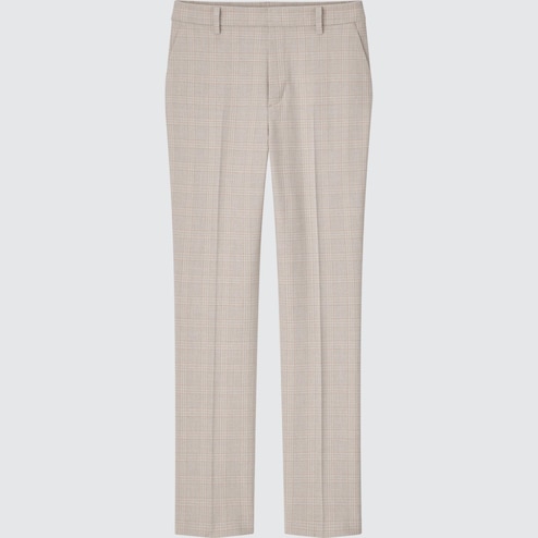 SMART ANKLE PANTS CHECKED (TALL)