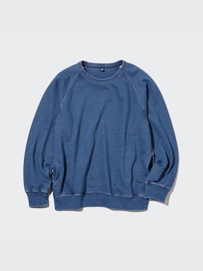 INDIGO DYE SWEATSHIRT