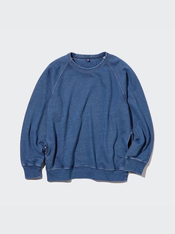 INDIGO DYE SWEATSHIRT