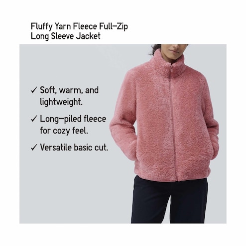 Compre UNIQLO JAPAN Fleece Full Zip Jacket (Long Sleeve)