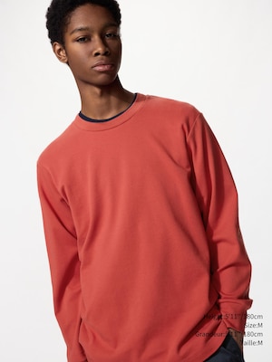 T-SHIRT BROSSÉ DOUX COL ROND