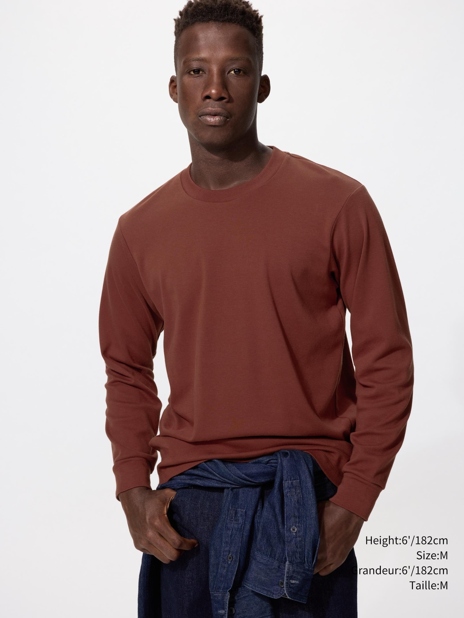 SOFT BRUSHED CREW NECK T-SHIRT