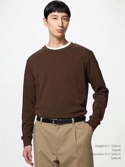 T-SHIRT BROSSÉ DOUX COL ROND