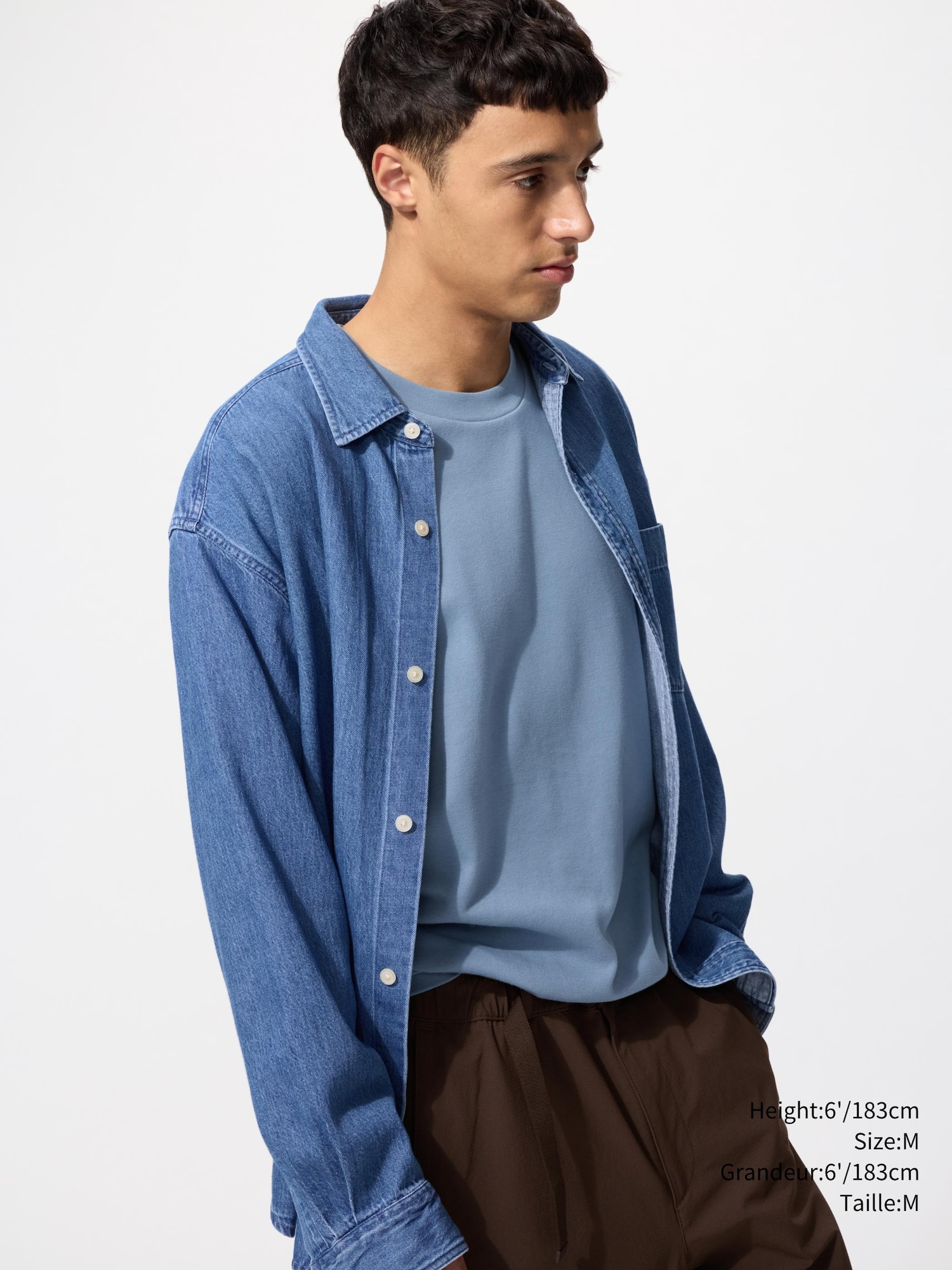 SOFT BRUSHED CREW NECK T-SHIRT