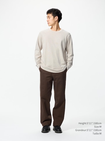 Soft Brushed Crew Neck Long Sleeve T-Shirt