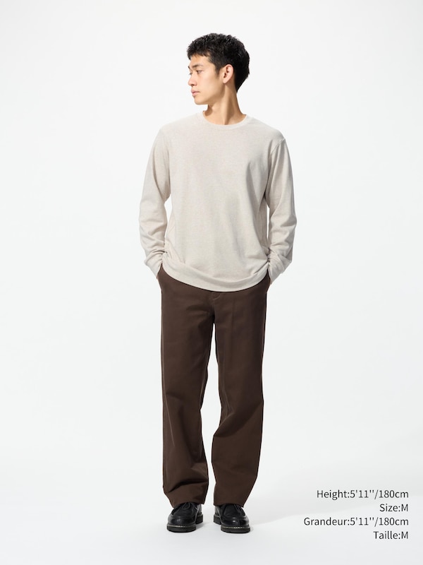SOFT BRUSHED CREW NECK T-SHIRT