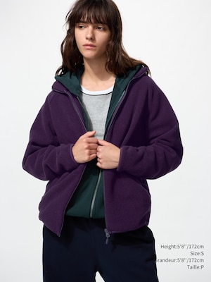 VESTE EN POLAIRE À ZIP INTÉGRAL