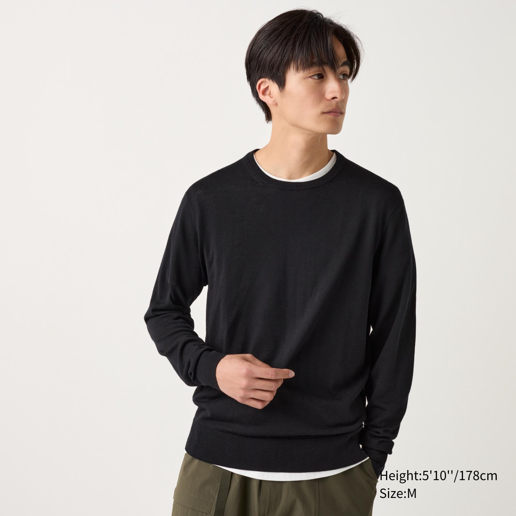 Uniqlo men's outlet merino wool sweater