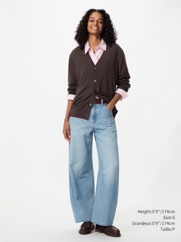 Extra Fine Merino V-Neck Cardigan