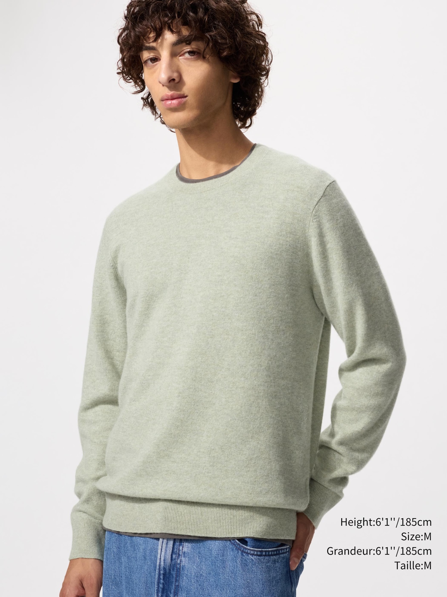 Pull Cachemire Homme Col Rond Décontracté - Doux, Chaud Et Élégant Automne/Hiver