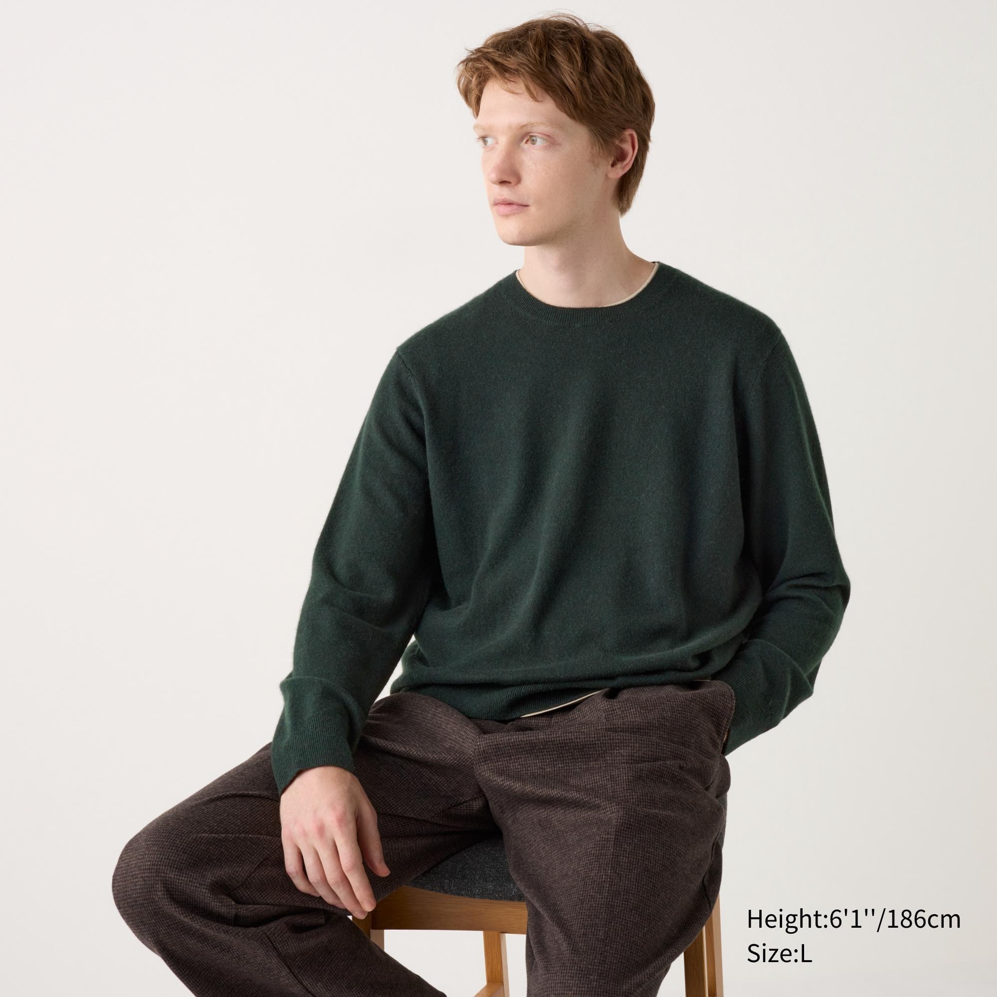 CASHMERE CREW NECK SWEATER