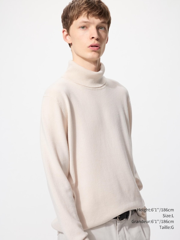 CASHMERE TURTLENECK SWEATER