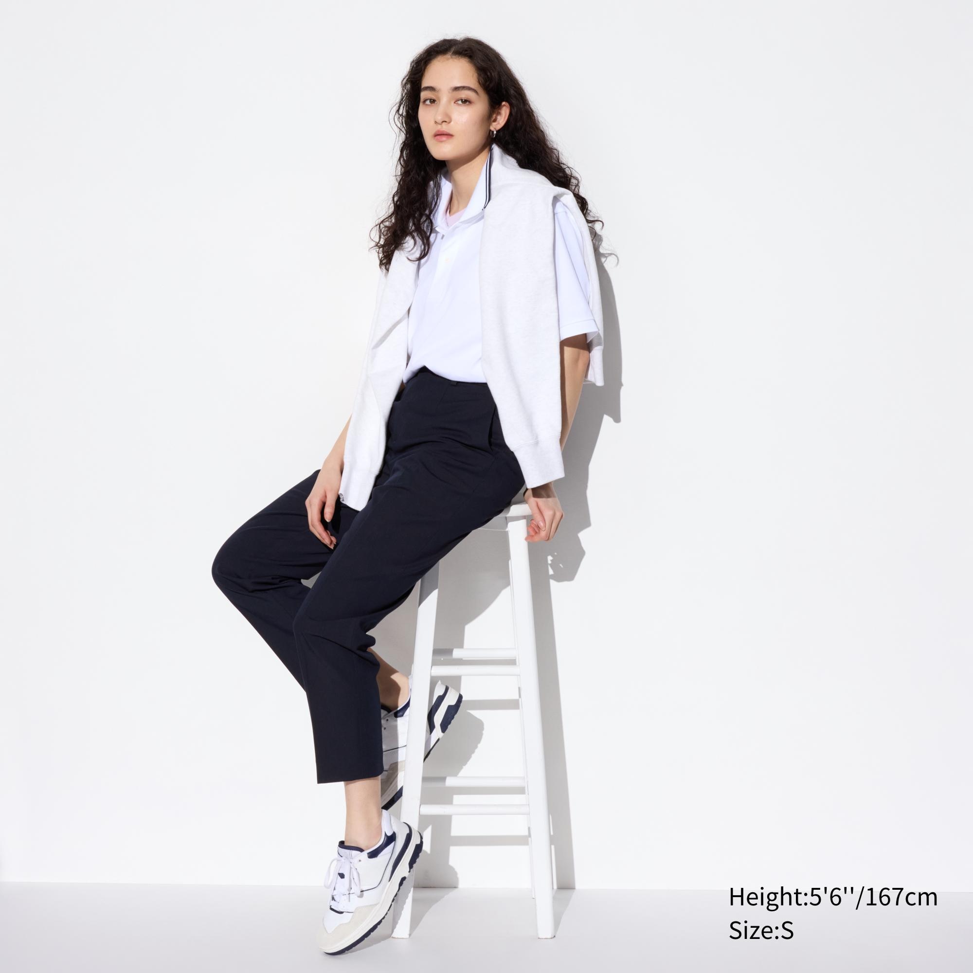 WOMEN'S SMART ANKLE PANTS (BRUSHED) | UNIQLO PH