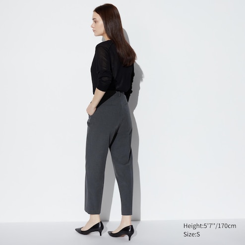 Uniqlo Canada on X: Clean, casual, comfortable. Our Women's Smart Style Ankle  Pants come in a variety of styles to match your outfit needs. #UNIQLO  #uniqlocanada #simplemadebetter #anklepants  / X