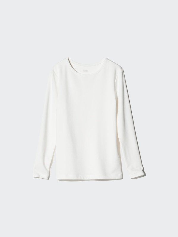 HEATTECH COTTON CREW NECK T (EXTRA WARM)