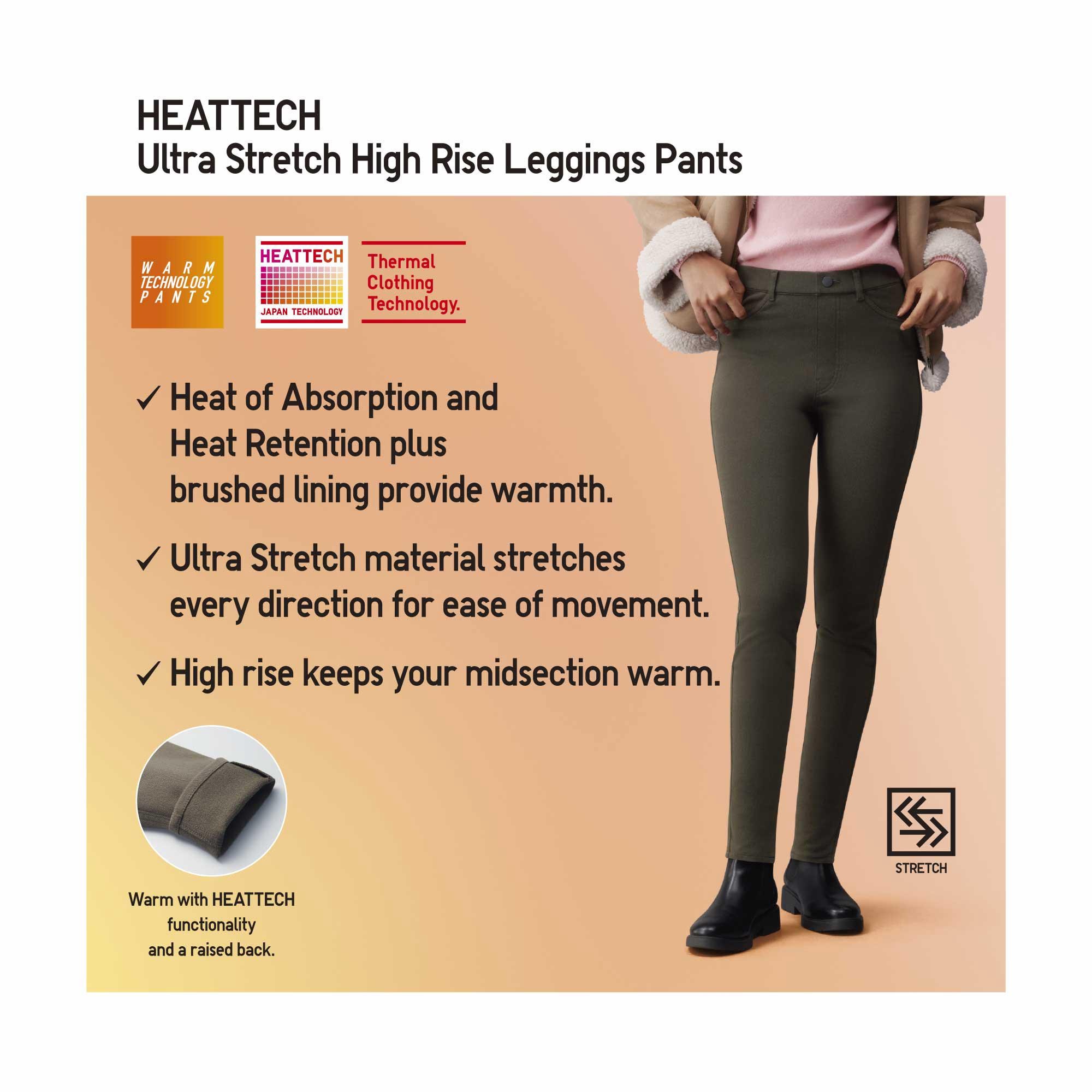 WOMEN'S HEATTECH EXTRA STRETCH LEGGINGS PANTS (TALL)