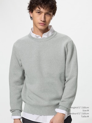 Washable Milano Ribbed Crew Neck Sweater