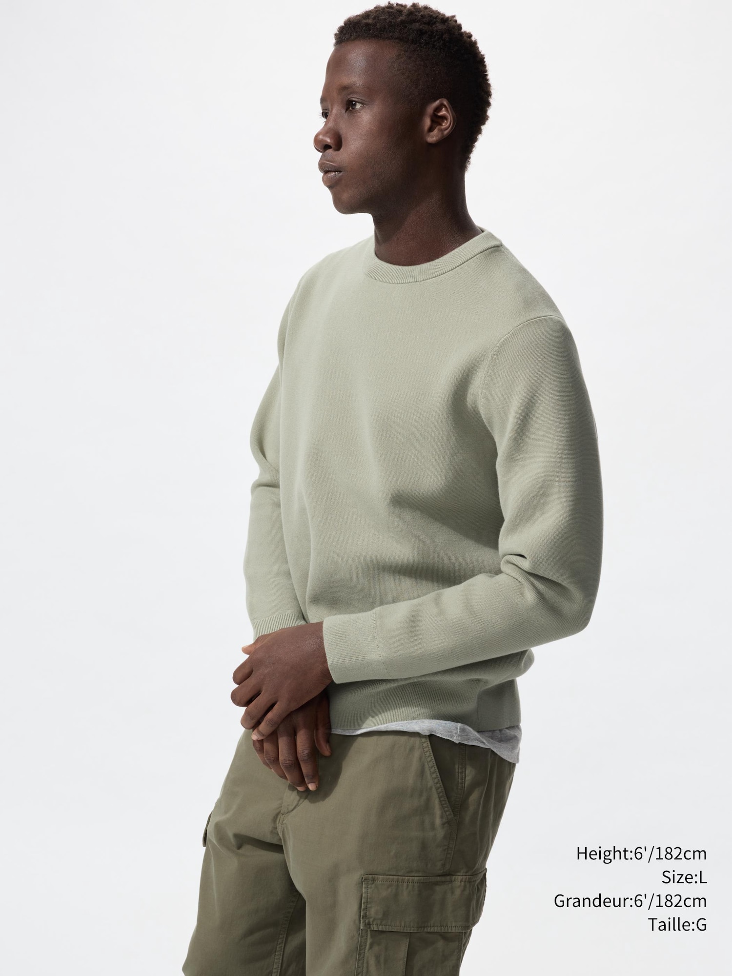WASHABLE MILANO RIBBED CREW NECK SWEATER