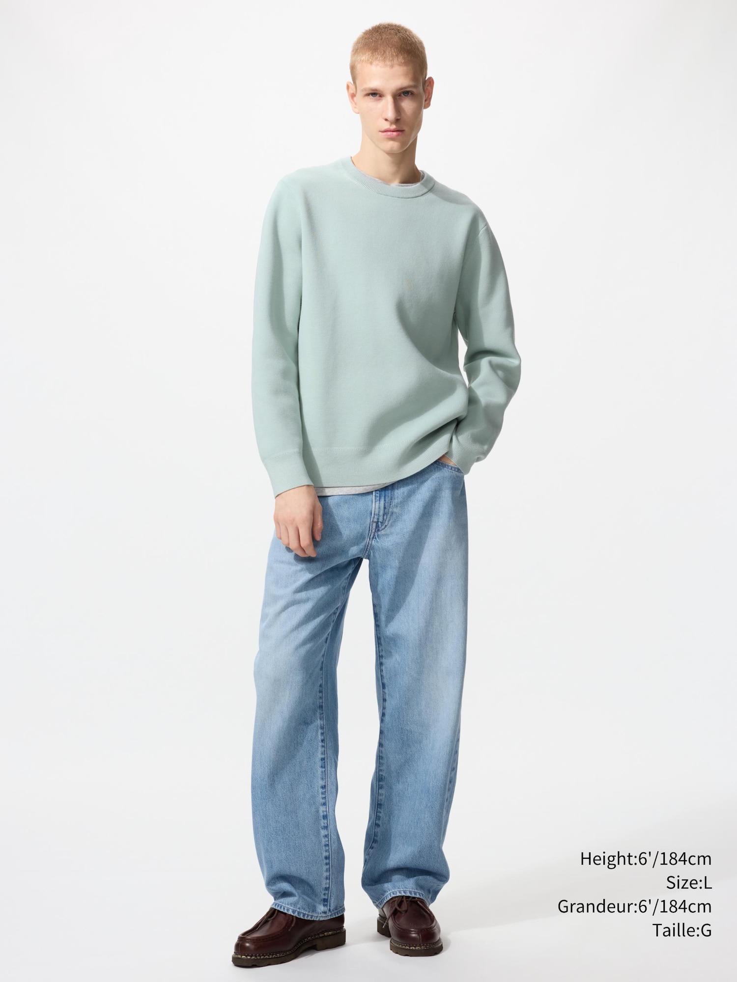 トップス everyone MILANO RIB KNI CREW SWEATER everyone milano rib knit crew sweater (NAVY) | everyone